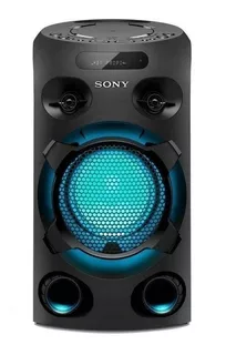 Bocina Sony MHC-V02 portátil con bluetooth negra