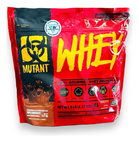 Proteína Mutant 100% Whey 5 Lb (2.27 Kg) Con 61 Porciones