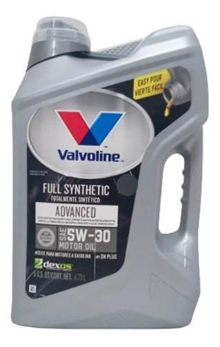 Aceite 5w30 Sintetico 4.73 Litros Synpower Valvoline - Tyt