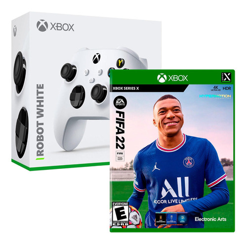 Mando Xbox Wireless Blanco Xbox Series X + Fifa 22