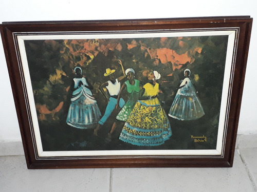 1750- Kennedy Bahia Ose 49 X 68cm C/moldura - Cultura... (Usado)