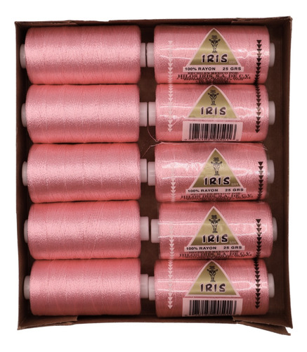Caja Seda Amarilla Hilosiris (caja Con 10 Tubos De 25gr C/u) 905