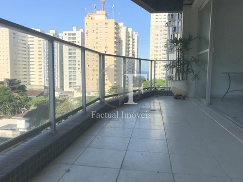 Apartamento De Alto Padrão Com Vista Mar - Pitangueiras, Guarujá - Ap9932