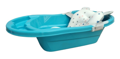 Bañera O Tina Para Bebe Con Cojín En Silicona Ergonomico