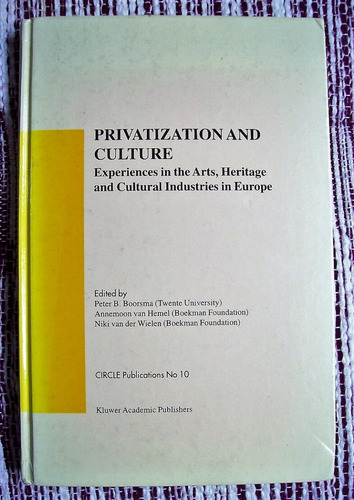 Privatization And Culture - Boorsma, Van Hemel Y Der Wielen