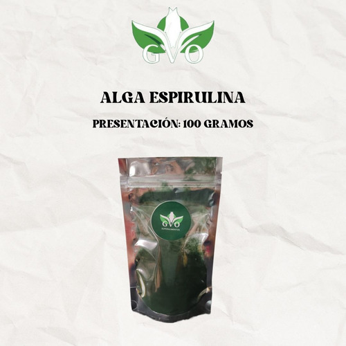 Alga Espirulina En Polvo 100% Orgánico