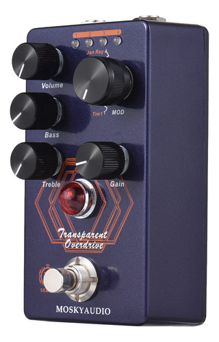 Pedal De Efectos De Guitarra Moskyaudio Overdrive, Interrupt