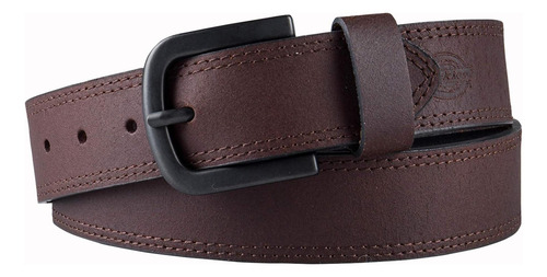 Dickies Cinturón De Cuero Informal Para Hombre, Marrón, 40