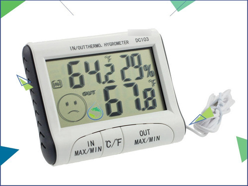 Dc103 Termómetro Higrómetro Con Sonda Para Nevera