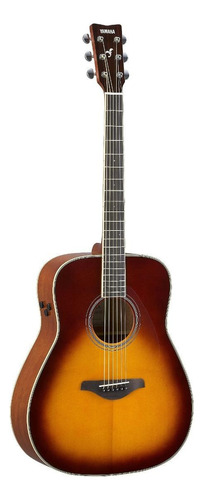 Guitarra acústica Yamaha TransAcoustic FG-TA para diestros brown sunburst brillante