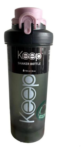 Botella Shaker Sport 700ml Tapa Morada Keep - Shopyclick