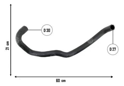 Manguera Radiador Inferior Ford Ecosport 1.6 2012 / 2019