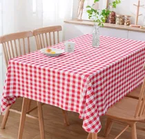 Comprar Toalha De Mesa Xadrez Vermelha 2,20x1,45 Restaurante Pic Nic