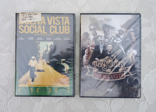 Buena Vista Social Club + Pasión De Buena Vista 2 Dvd Nuevos