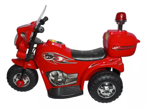 Mini Moto Eletrica Infantil Triciclo Criança Barato Vermelha