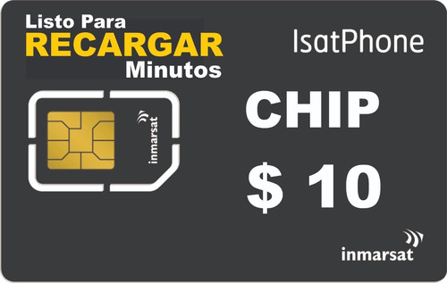 Chip Para Telefono Satelital Isatphone - Inmarsat