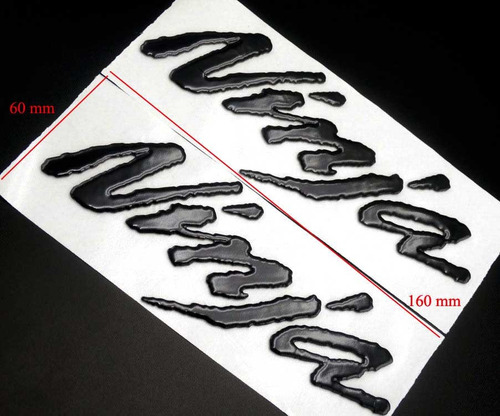 Imagen 3 de 3 de Sticker Figura Logotipo Ninja Para Moto Auto Skpalace