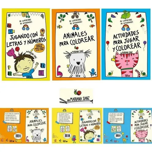 comprar Libro Mi Cuaderno De Actividades Set X3 Pintar Y Aprender