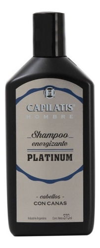 Capilatis Hombre Shampoo Energizante Platinum X 370ml Canas