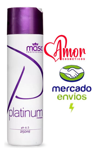 Platinum Shampoo Matizador Masc Professional 250g