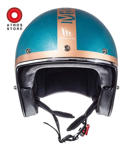 Casco Mt Helmets Le Mans Hipster Green Brilloso