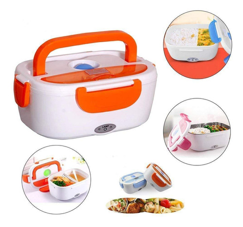 Marmita Elétrica Termica Divisorias Lunchbox 12v Veicular