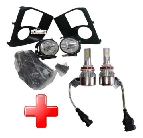 Kit Neblineros Mitsubishi L200 Work 2019-2022 + Luces Led 