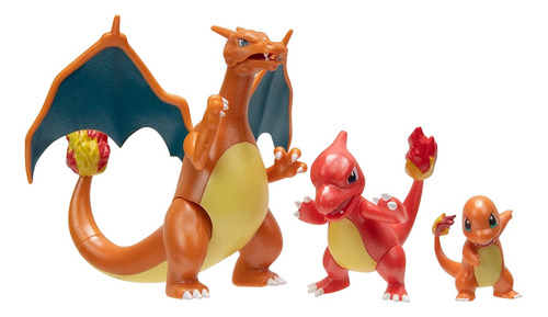 Pokemon Select Evolution Charmander, Charmeleon Y Charizard*