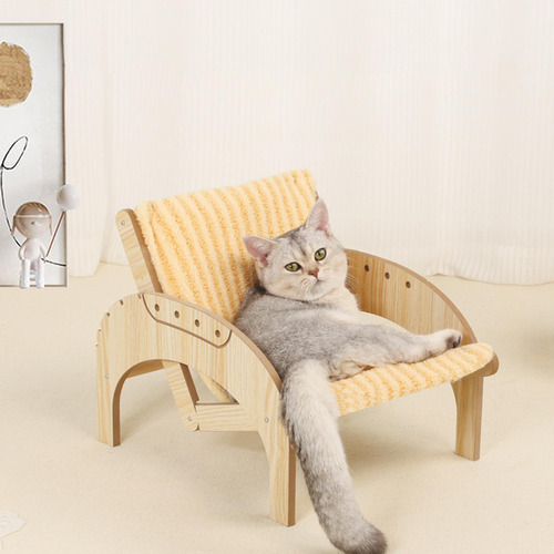 Hamaca Para Gatos Con Rodamiento De 16,53, Cómoda Felpa
