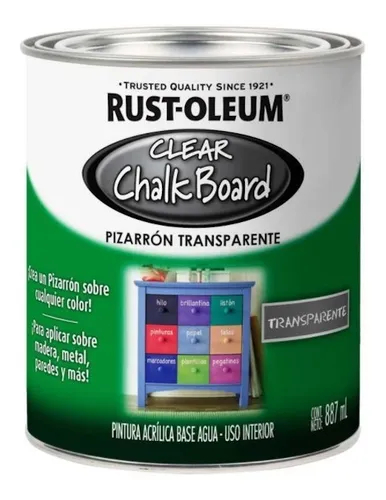 Pintura Para Pizarr n Base Agua Chalkboard 0 887l Rust Oleum