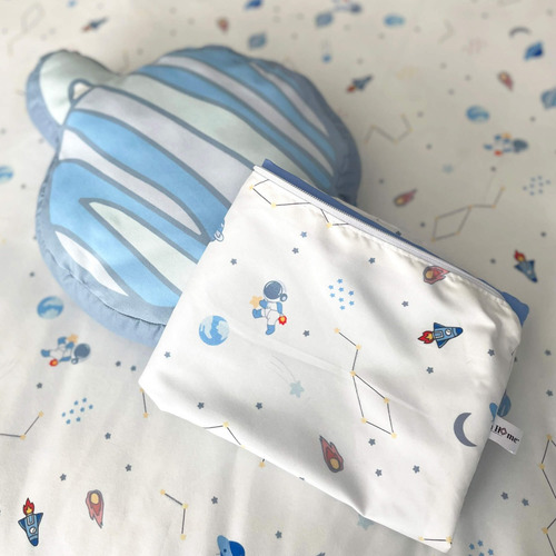Edredon Individual Inhome Kids Astronauta 3 Piezas