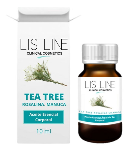 Aceite Esencial Tea  Tree Uñas Con Hongos Lis Line 10ml 