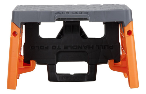 Cosco 1 Step Molded Folding Step Stool, Type 1a, Black, Oran