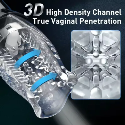 Masturbador Consolador Masculino Vibrador Rotacion Bellucci