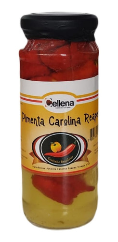 Pimenta Carolina Reaper Cellena 350g Unidade Frasco Cellena