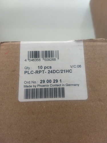 Interfaz Phoenix Contact 24vdc N° 2961312 Doble Contacto