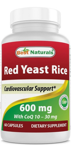 Best Naturals I Arroz De Levadura Roja Con Coq1 I 60 Caps