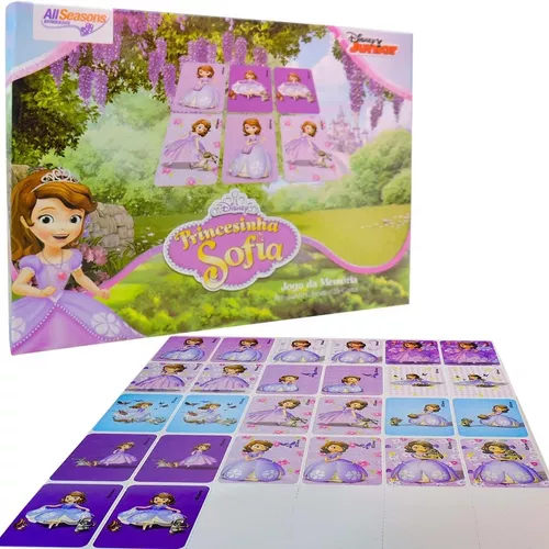 10 Jogos Da Memória Princesa Sofia - Lembrancinha De Festa