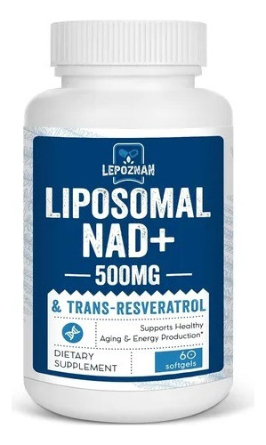 Nad+ Liposomal 500 Mg + Trans-resveratrol 300 Mg. 60 Cap Sin Sabor