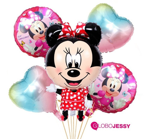 Globos De Mickey Or Minnie Con Helio