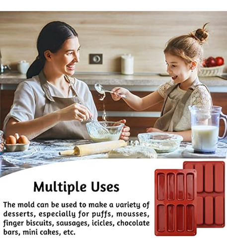Molde De Silicona Para Galletas Con Forma De Dedo, 2 Unidade