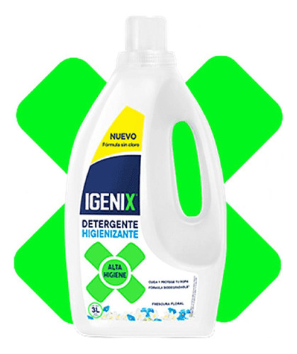 Detergente Liquido Igenix 3 Lts