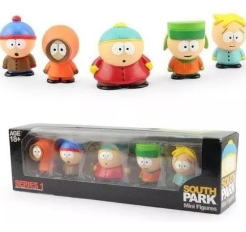 Juego De 5 Nuevas Figuras De South Park Sin Caja