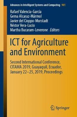Libro Ict For Agriculture And Environment : Second Intern...