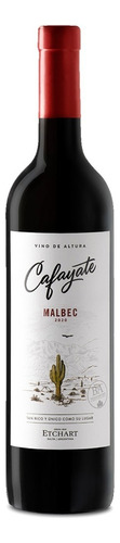 Vino Tinto Cafayate Malbec Botella De 750 Ml