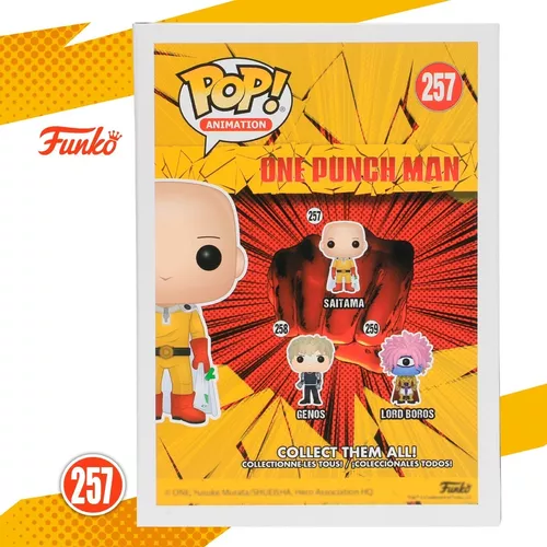 Funko Pop Saitama #257 Traje De Heroe One Punch Man Anime