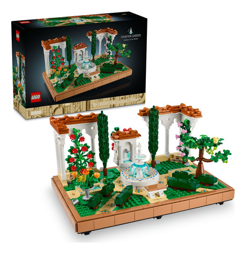 Lego Icons Jardín Con Fuente Set De Construcción 10359 1302 Lego Icons