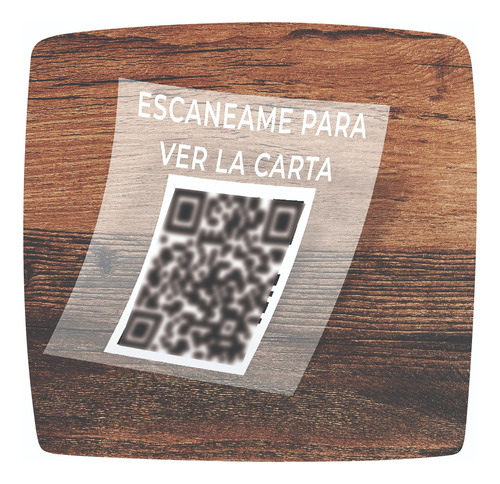 100 Sticker Carta Menú Digital Código Qr