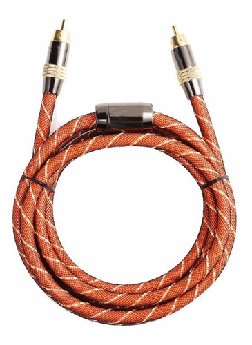 Imagen 7 de 8 de Cable Coaxial Digital Rca A Rca Macho Emk 1 Metro Premium