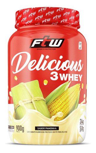 Whey Protein Delicious 3w - 900g - Ftw Pamonha